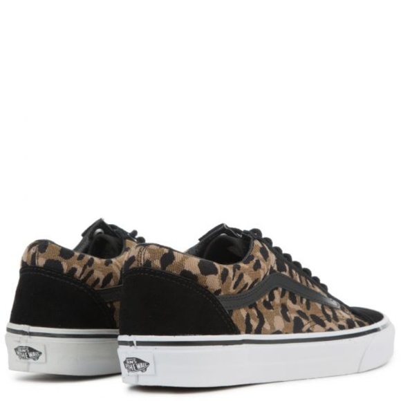 Vans old skool mens cheetah print italian weave - Picture 4 of 5